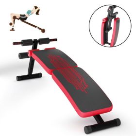Gym Room Adjustable Height Exercise Bench Abdominal Twister Trainer (Type: Exercise & Fitness, color: Red)